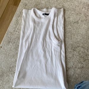 White zara dress